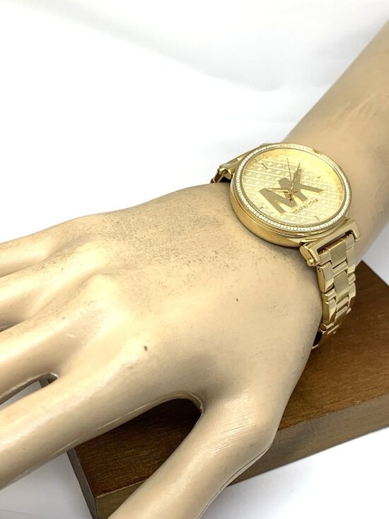 Michael Kors Women\'s Watch MK4334 Sofie Gemmed Quartz Gold Stainless Steel 36mm main image 7